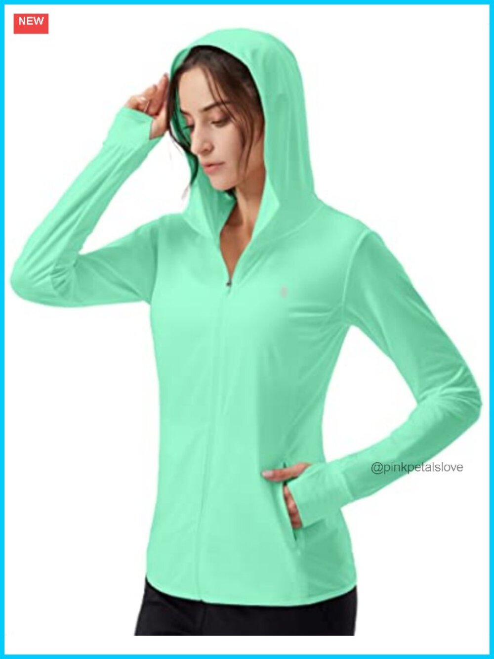 UPF 50+ Sun Protection Hoodie Jacket Lightweight